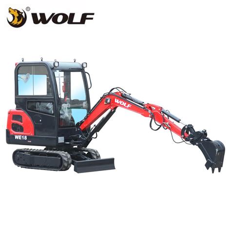 Chinese Wolf We18 1.8 Ton Digger Excavator CE Approved 